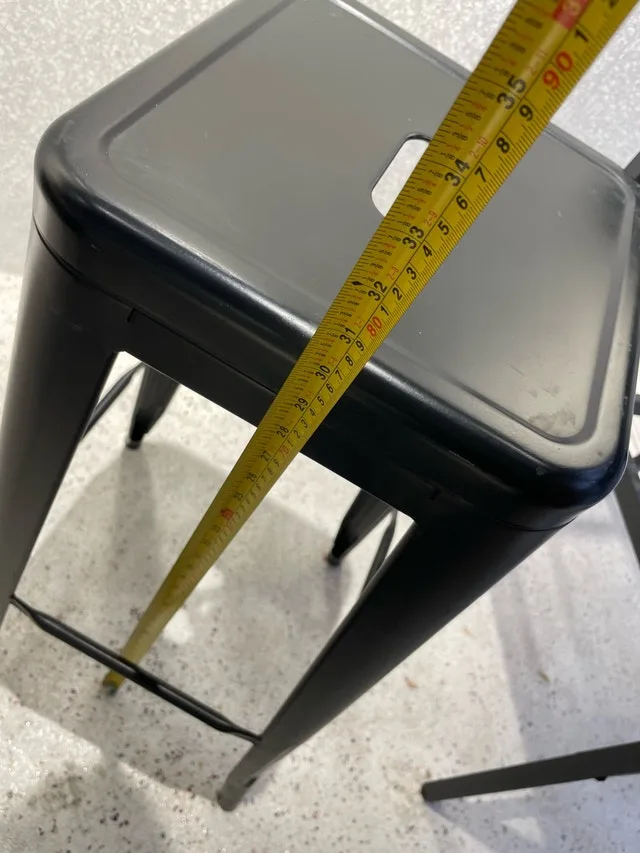 Heavy-duty Metal Bar Chair 30” Set of 5 image indicator(2)