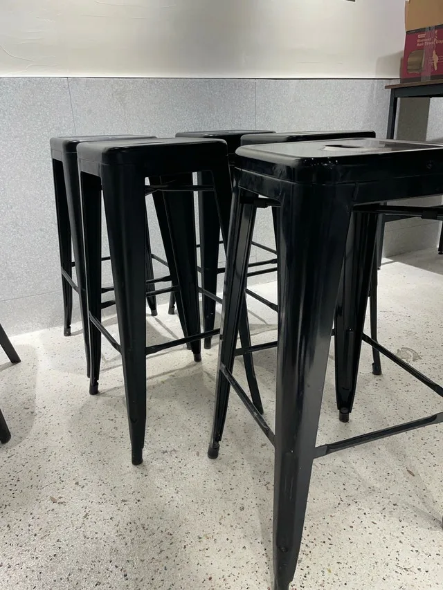 Heavy-duty Metal Bar Chair 30” Set of 5 image indicator(4)