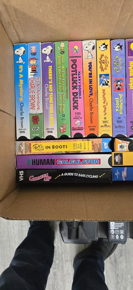 VHS Movies and Storage Boxes - photo 2