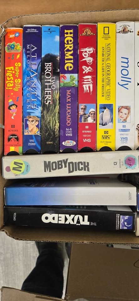 VHS Movies and Storage Boxes - photo 4