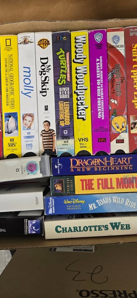 VHS Movies and Storage Boxes - photo 5
