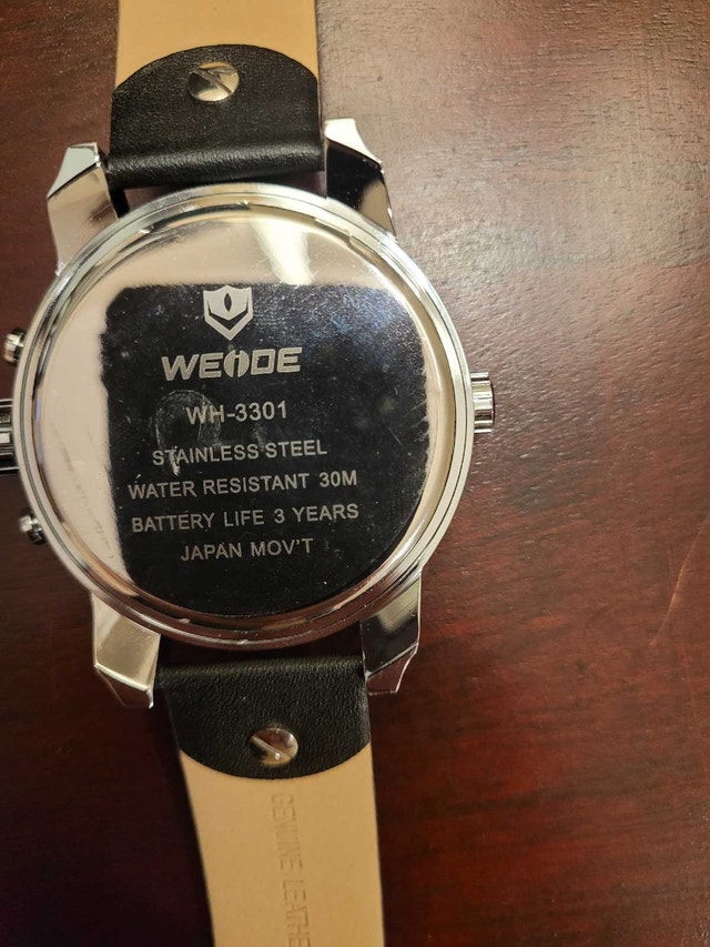 Dual Time Zone White Weide Diesel Men’s Watch - photo 5