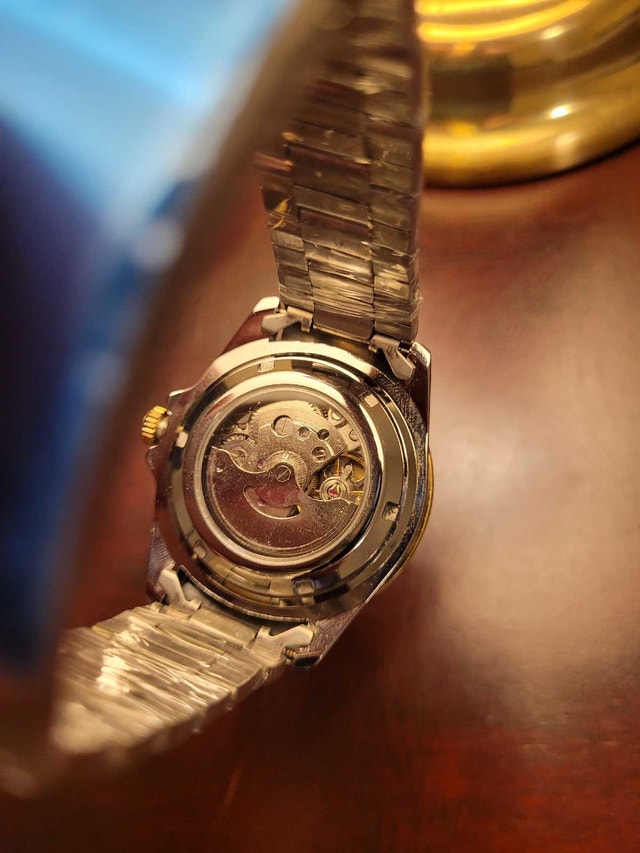 New Men's Gold Two-Tone Automatic Watch - photo 5