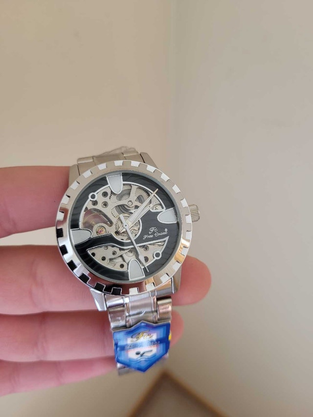 Brand New Silver Automatic Men's Watch