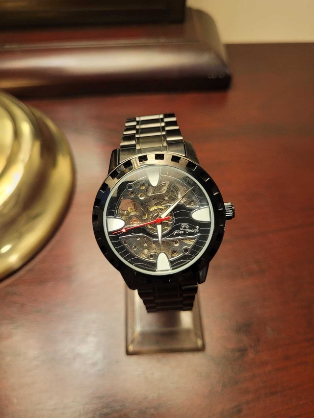 Brand New Men's Black Automatic Watch