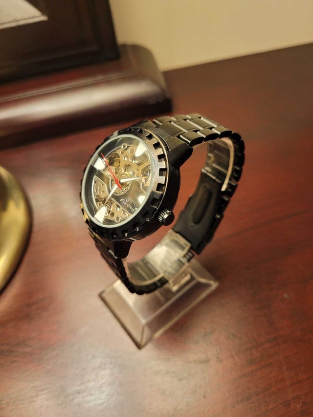 Brand New Men's Black Automatic Watch - photo 2
