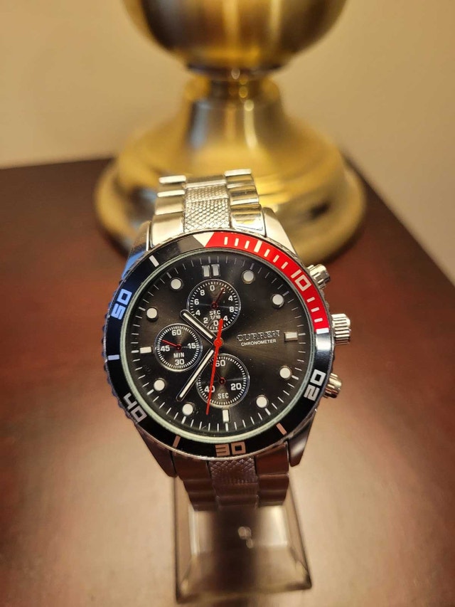 Men’s Silver Curren Chronometer Fashion Watch