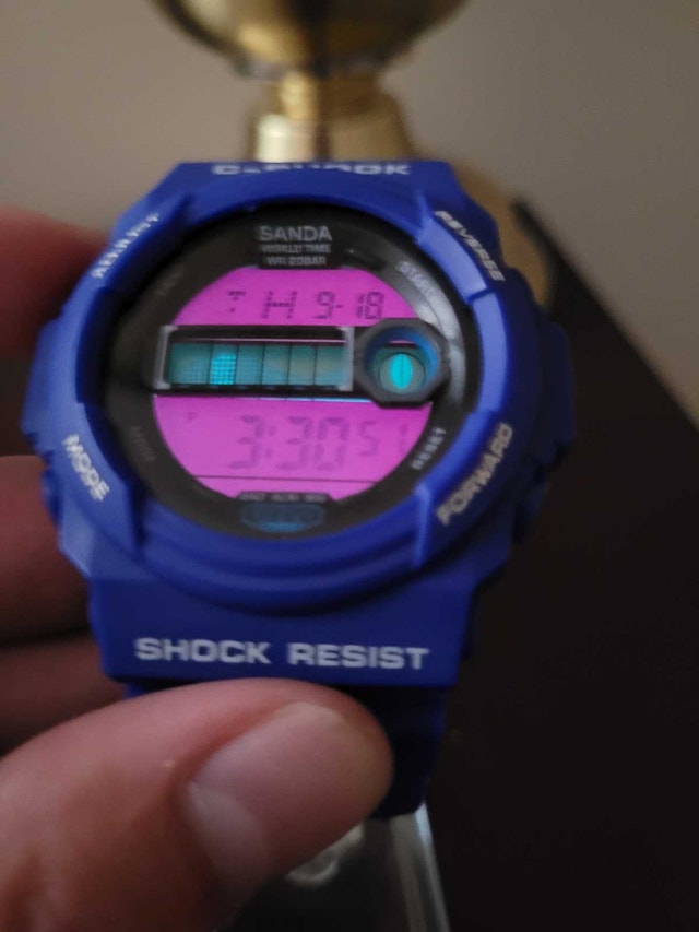 New Blue Digital C shook Fashion watch