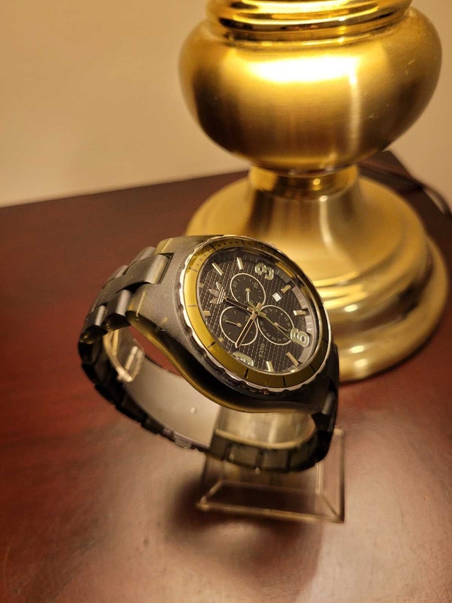 Rare Swamp Green Adidas Quartz Men's Watch - photo 3