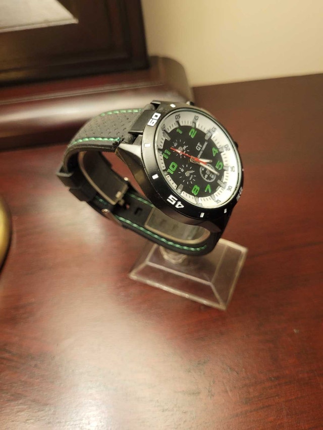 Green Men’s Sport GT Grand Touring Fashion Watch - photo 3