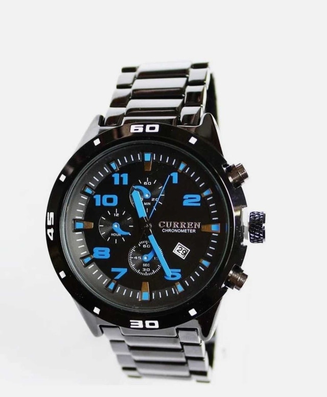 New Men's Blue Curren Chronometer Watch - photo 3