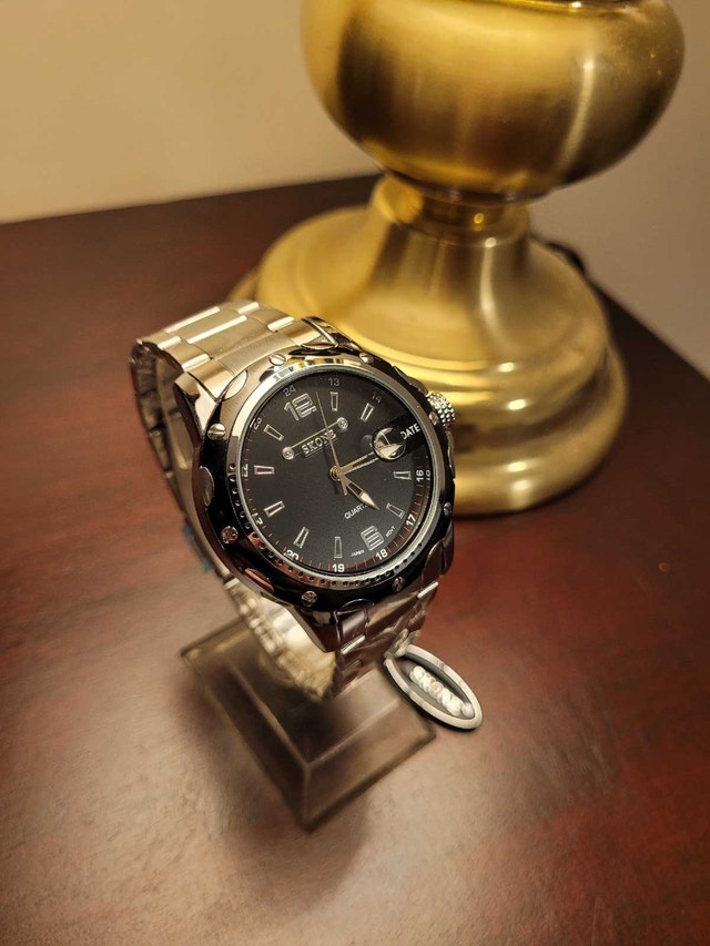Brand New Men's Black Skone Fashion Watch - photo 2