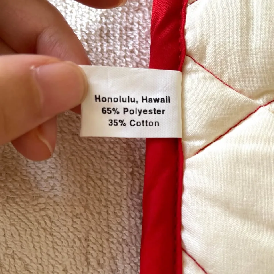 Vintage🌺HAWAII Hibiscus Quilted Oven Mitt image indicator(6)