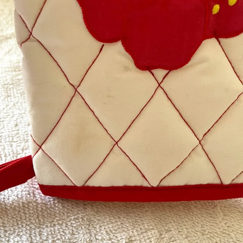 Vintage🌺HAWAII Hibiscus Quilted Oven Mitt image indicator(7)