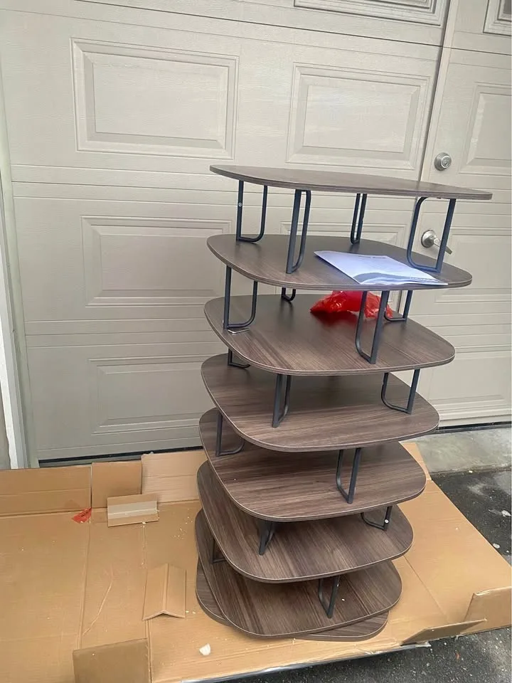 VASAGLE 7-Tier Rotating Shoe Rack