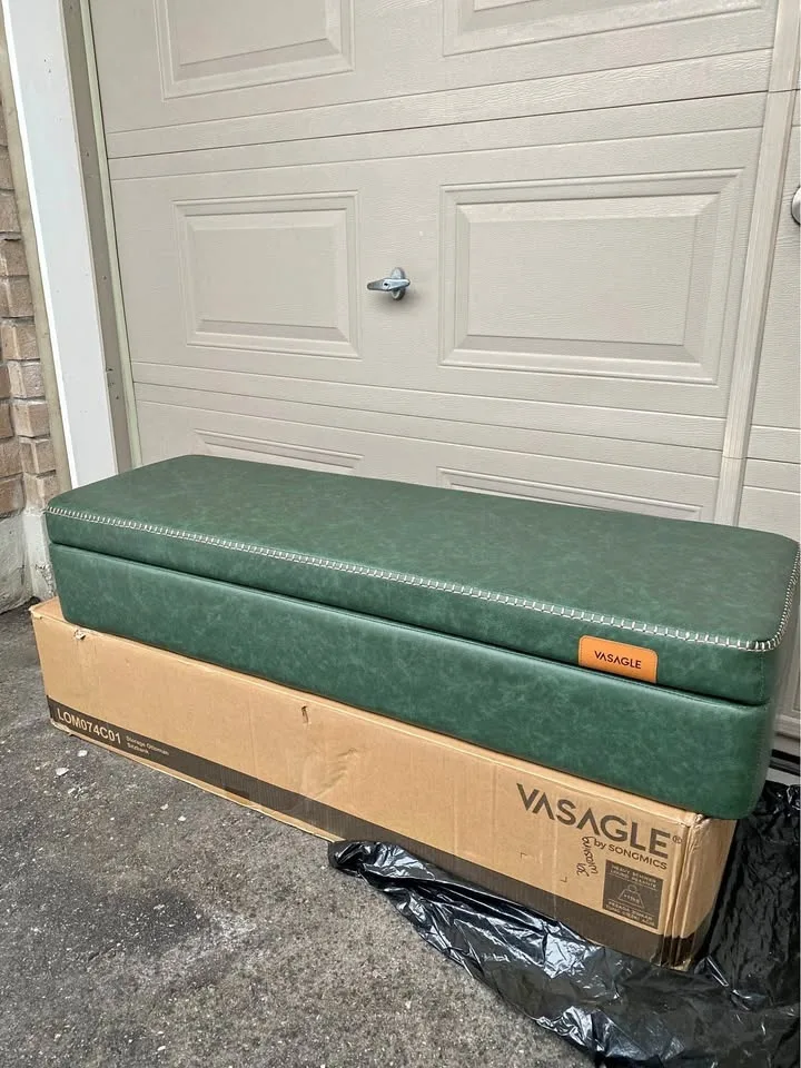 🌳 VASAGLE EKHO Storage Ottoman Bench - Brand New