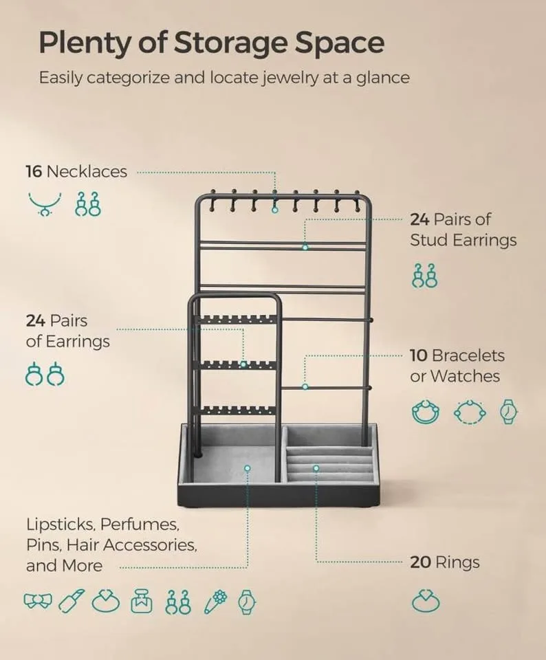 🔥 $10 Songmics Brand New Jewlery Stand - The Perfect Christmas image indicator(5)