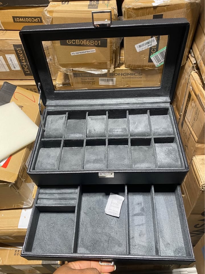 12-Slot Watch / Jewelry Box - Perfect Gift! - photo 2