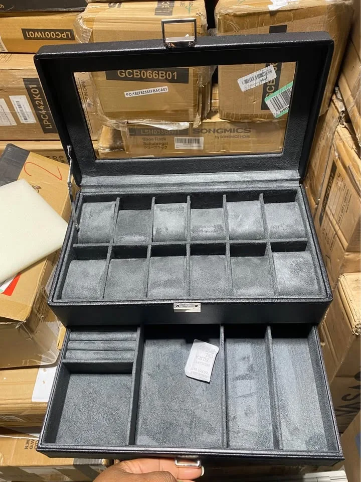 12-Slot Watch / Jewelry Box - Perfect Gift! image indicator(2)