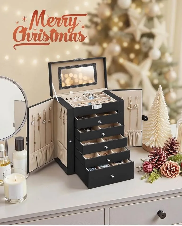 💎 SONGMICS 6-Tier Jewelry Box Brand New image indicator(5)