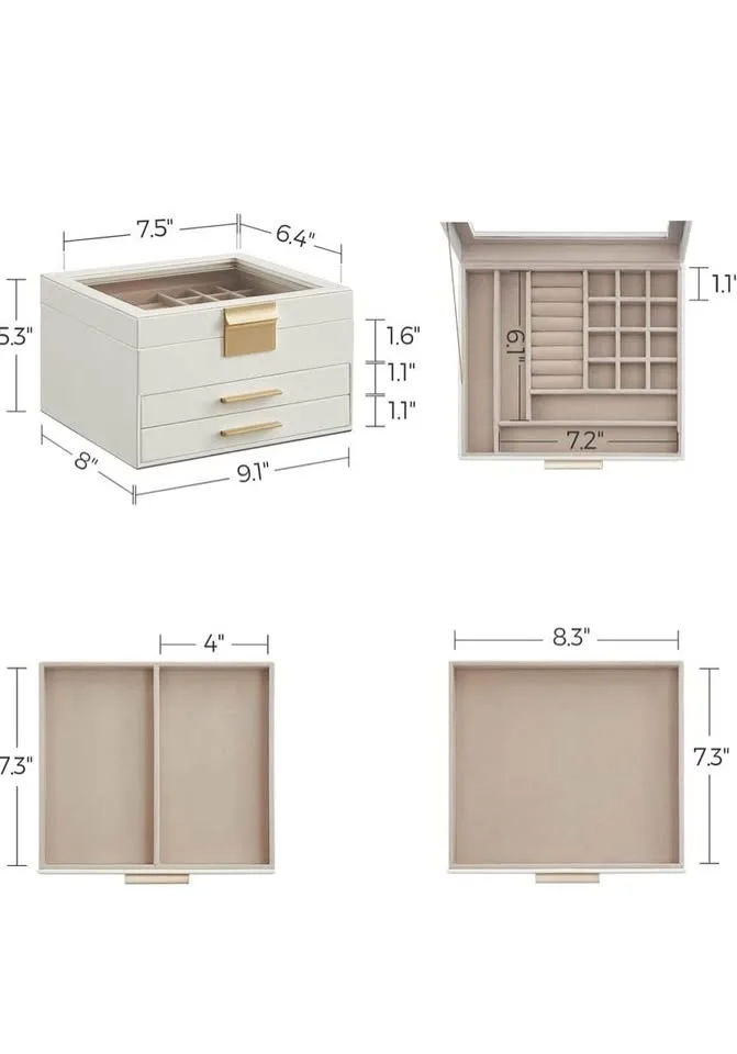 Brand New SONGMICS Jewelry Box - Christmas Gift image indicator(5)