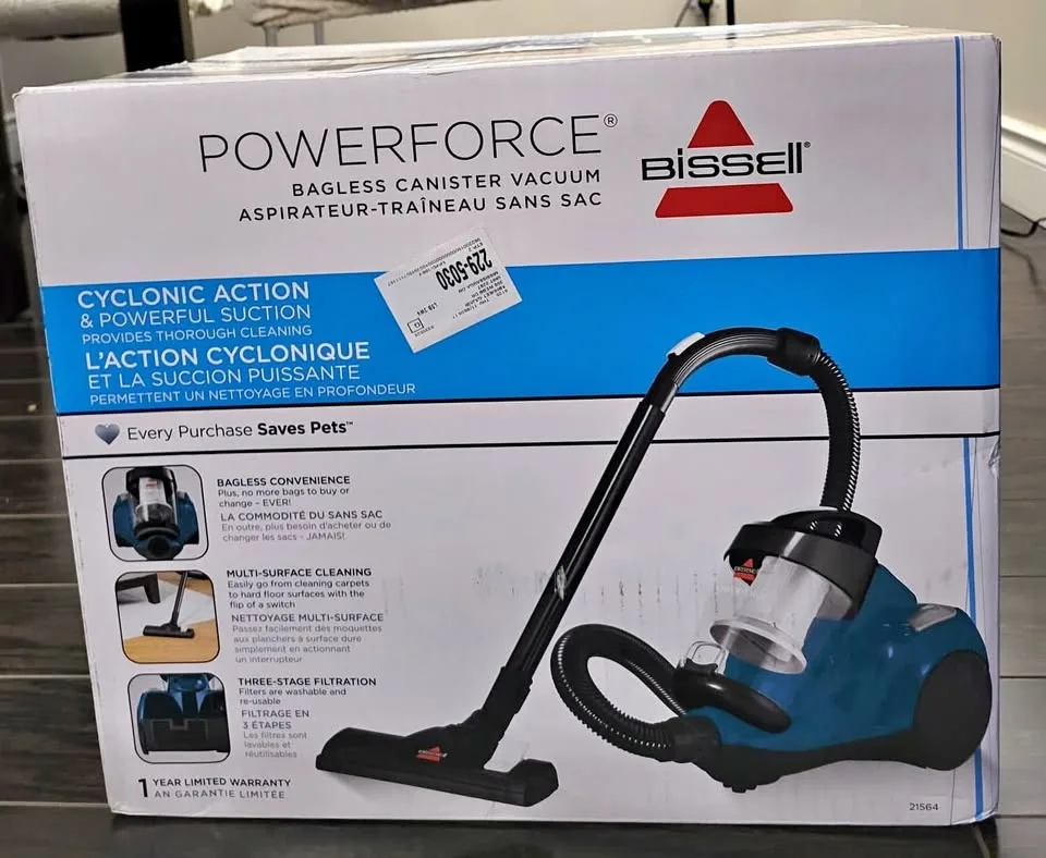 BISSELL PowerForce Bagless Canister Vacuum - New