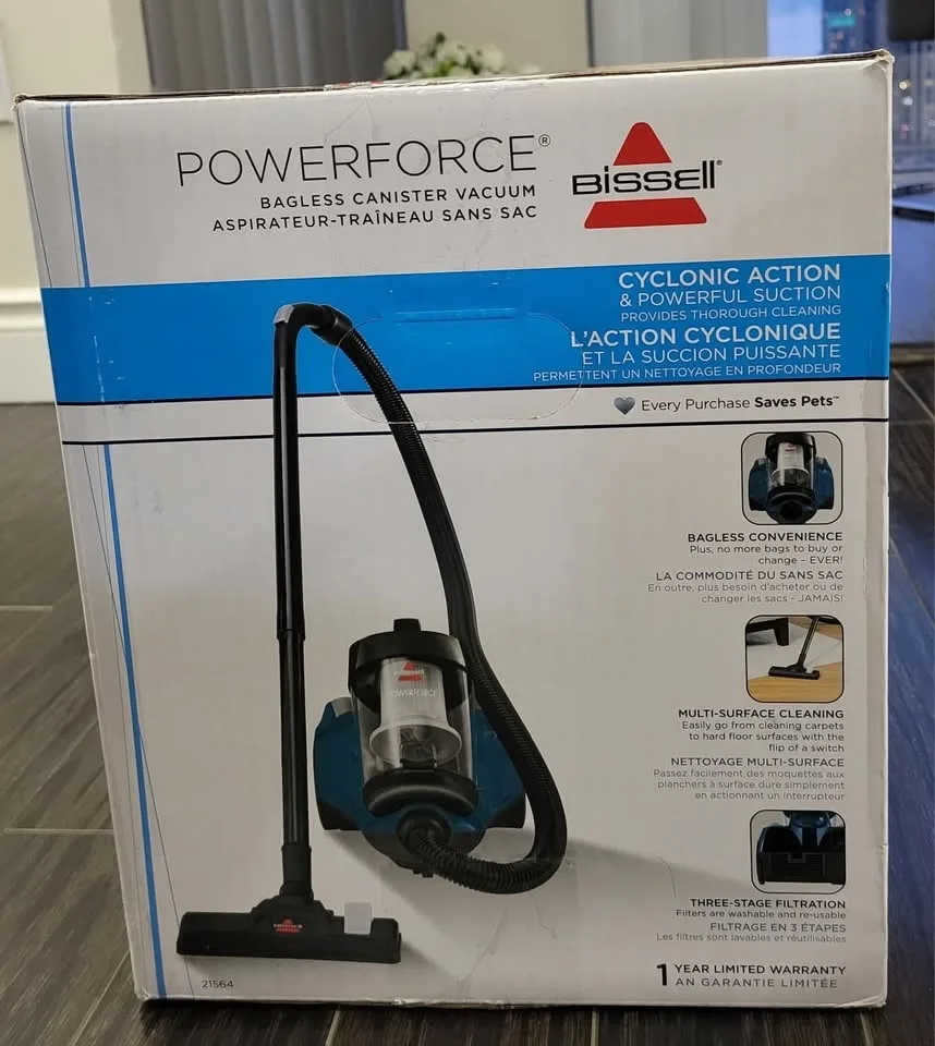 BISSELL PowerForce Bagless Canister Vacuum - New image indicator(2)