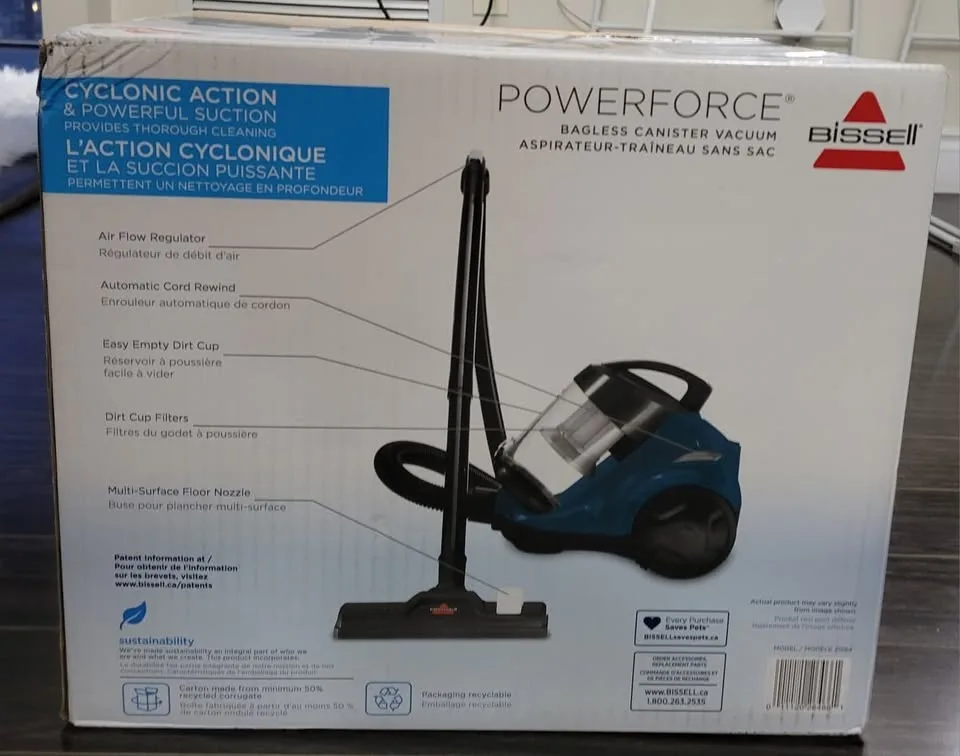 BISSELL PowerForce Bagless Canister Vacuum - New image indicator(3)