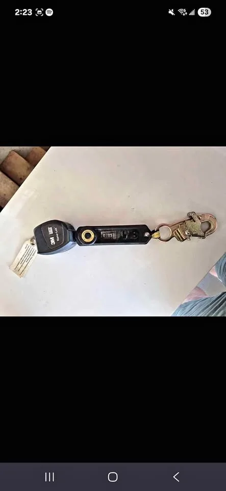 3M Nano-Lok Self-Retracting Lifeline, 6 ft. (1.8m) #cleanout