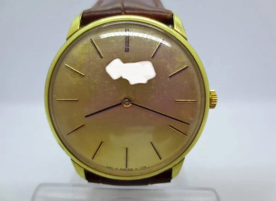 VINTAGE LONGINES GOLDPLATED HANDWIND MENS DRESS WATCH