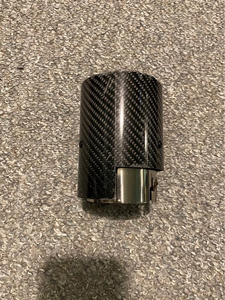 BMW ///M Logo Carbon Fibre Exhaust Tip - 1 ONLY - photo 3