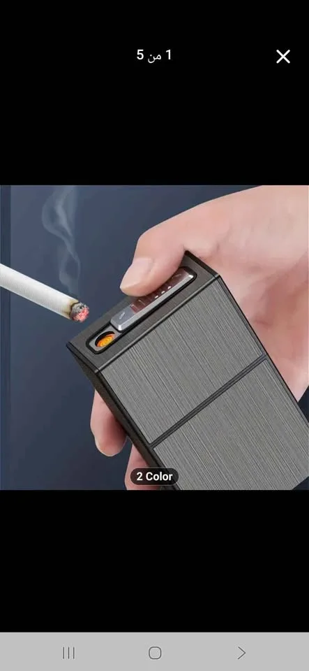 2_1 Cigarette Case with USB Lighter image indicator(2)