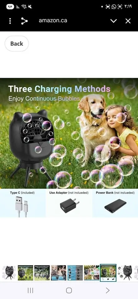 38000+ COLOURFUL BUBBLES: Our bubble machine, buy one get one