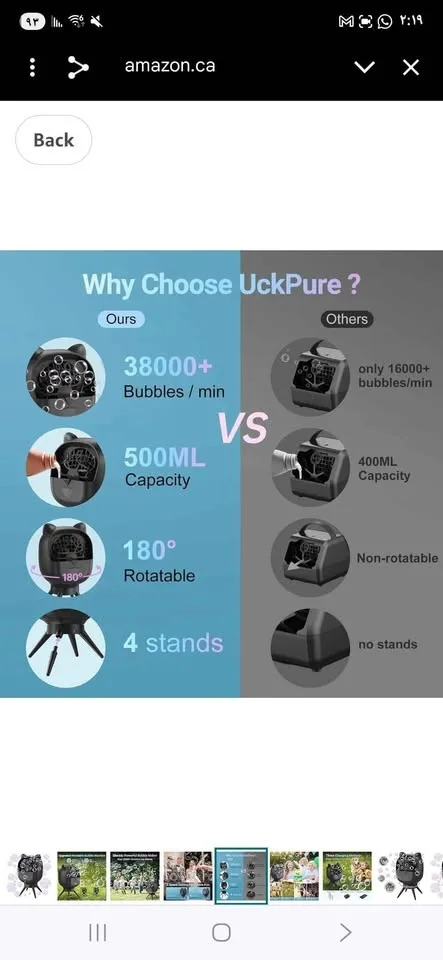 38000+ COLOURFUL BUBBLES: Our bubble machine, buy one get one image indicator(3)