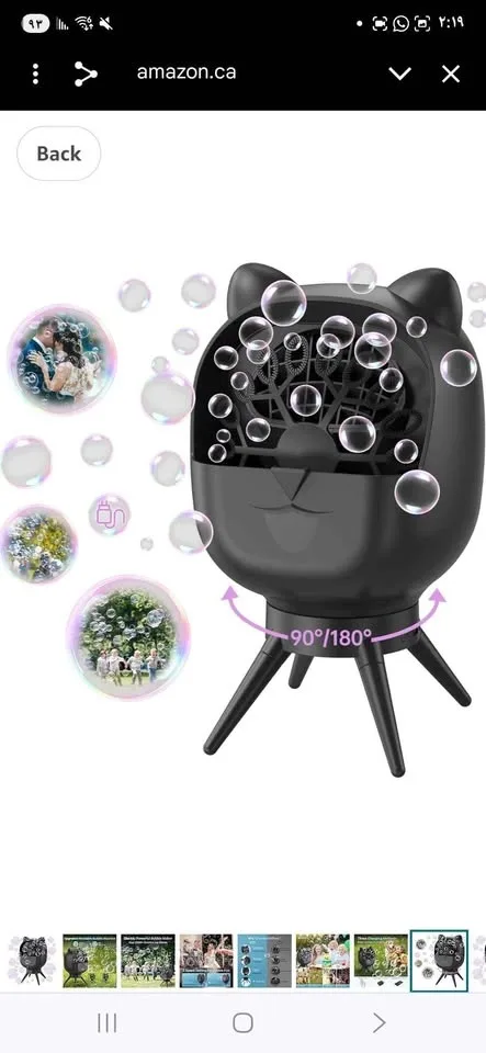 38000+ COLOURFUL BUBBLES: Our bubble machine, buy one get one image indicator(5)