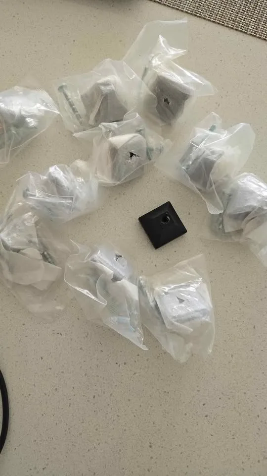 Black Square Cabinet Knobs – Set of 11 image indicator(3)