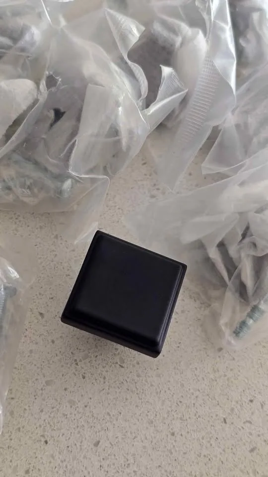 Black Square Cabinet Knobs – Set of 11 image indicator(5)