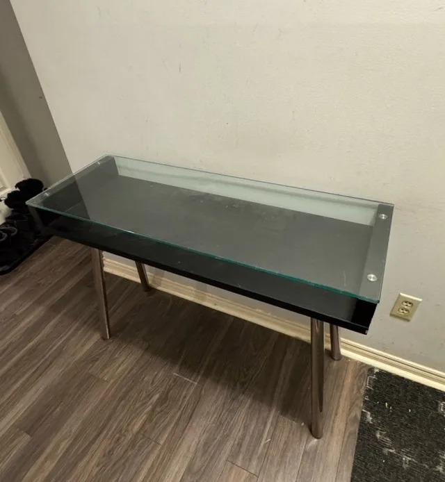 Glass Desk/ Console Table - Moving Sale! image indicator(2)