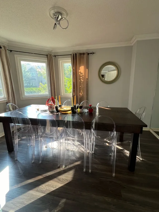 REDUCED - Solid Accacia Wood Table