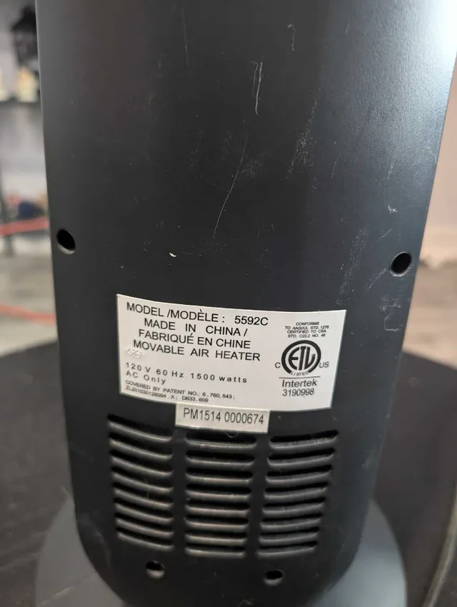 Oscillating tower heater image indicator(5)