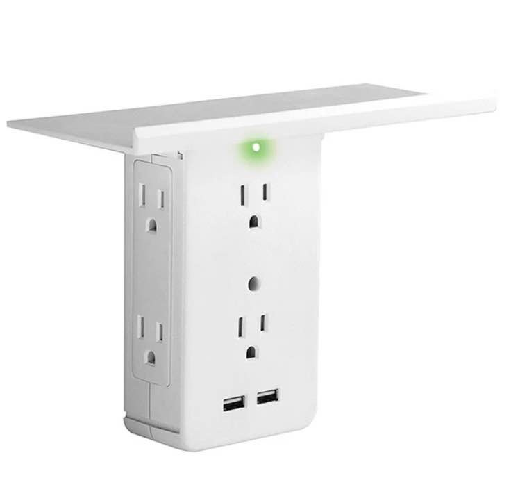 Sharper Image Socket Shelf USB A - photo 2