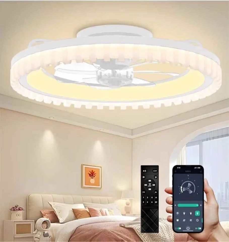 20'' Low Profile LED Ceiling Fan with Remote