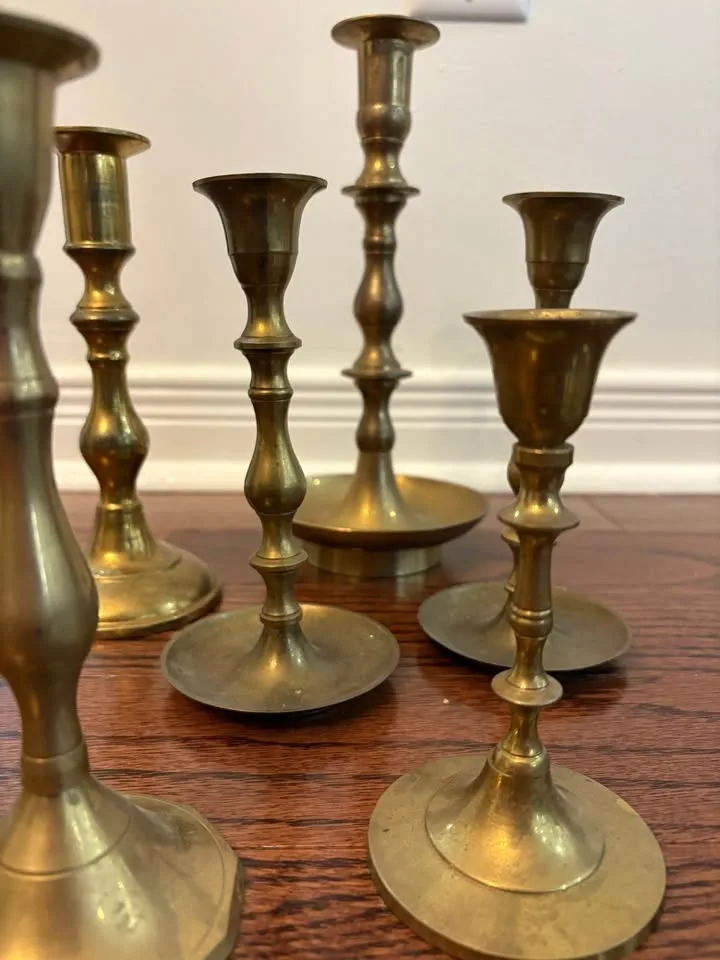 Vintage Candlesticks + Brass Animals — Perfect Holiday Decor! 🕯️ image indicator(2)