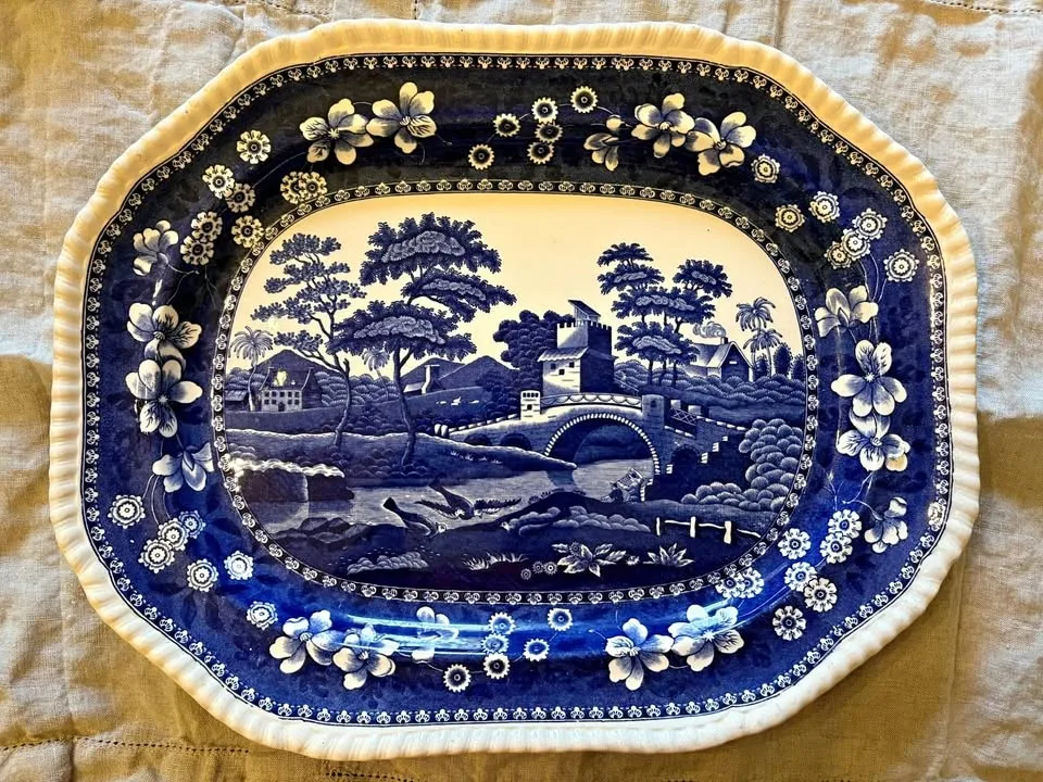 Vintage Blue & White Platters