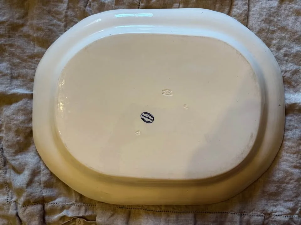 Vintage Blue & White Platters image indicator(2)