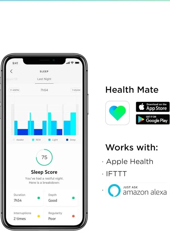 Smart Sleep Tracking Pad. image indicator(4)