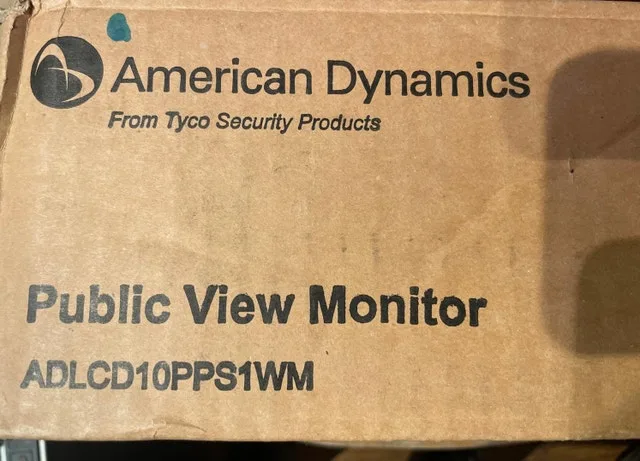 American Dynamics Public View Monitor – $140