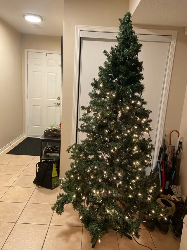 Christmas tree. CLEANOUT