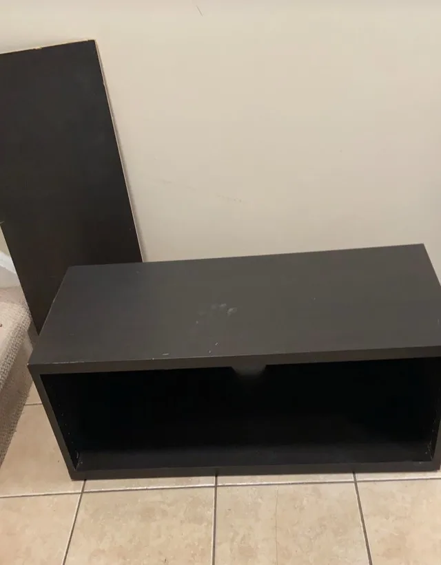 Black Storage Cube CLEANOUT