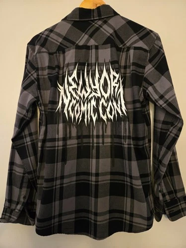 NYCC 2023 Exclusive Metal Flannel Shirt - S - photo 2